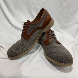 Johnston & Murphy Perforated Oxford Shoes 10M Smart Casual Lightweight Corpcore